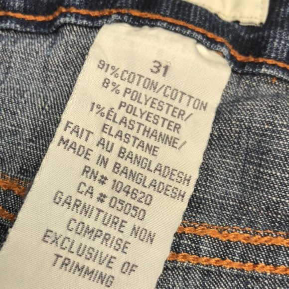 DESIGNER JACOB CONNEXION CROP ROLLUP JEANS 31x24 😎 - Picture 6 of 12